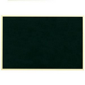 Black Screened Plate w/Gold Border & Adhesive Back (3"x5")